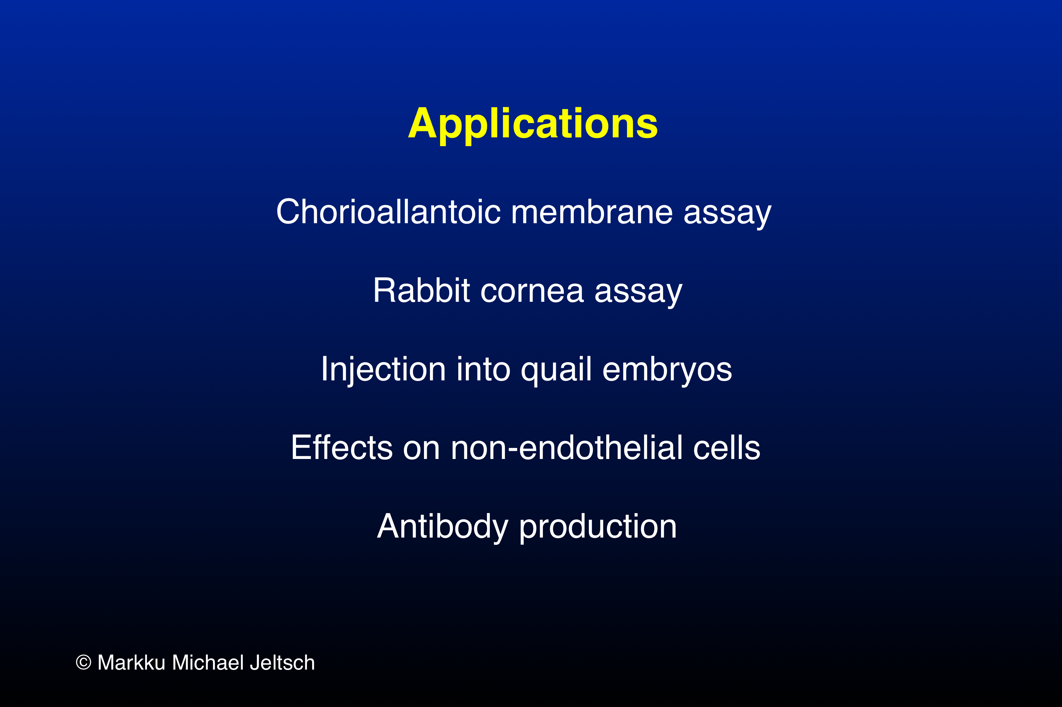 Applications of recombinant VEGF-C