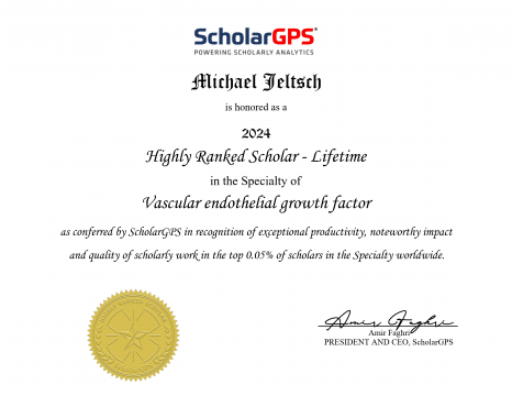 Highly ranked scholar certificate