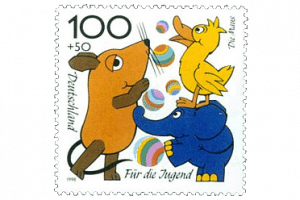 Briefmarke "Die Sendung mit der Maus"