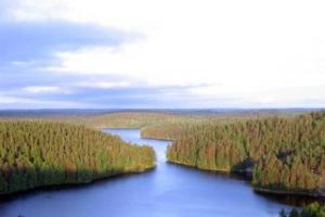 Repovesi Nationalpark unter der Mitternachtssonne