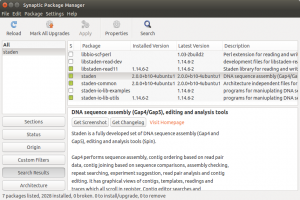 Installing Staden on Ubuntu 16.04
